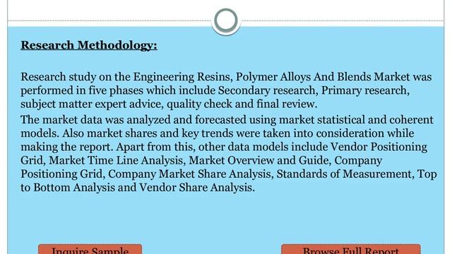 Engineering Resins, Polymer Alloys And Blends Market In-depth Survey Report 2019 to 2025 смотреть онлайн