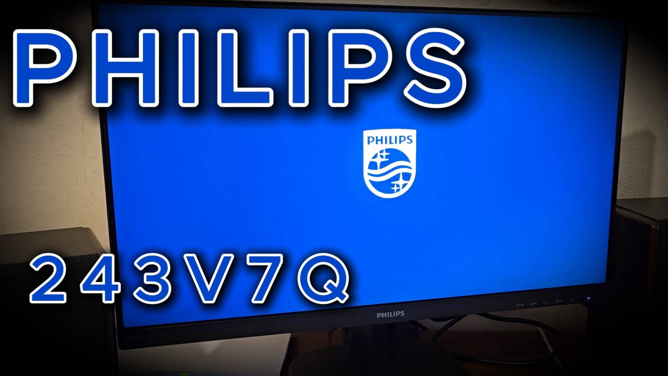 PHILIPS 243V7QDSB Black screen Обзор монитора смотреть онлайн
