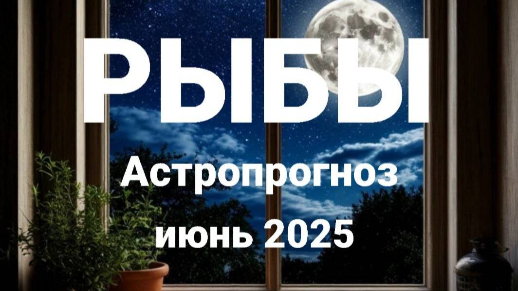 Рыбы. Июнь 2025 год. Астрологический прогноз смотреть онлайн