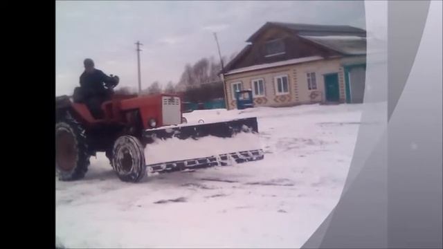 Трактор т25 чистка снега смотреть онлайн