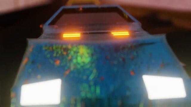 Synthwave 80s car chase animation (Eevee Blender) смотреть онлайн