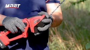 Кусторез аккумуляторный садовый, ножницы садовые для газона и кустов, электрический, 2 аккумулятора