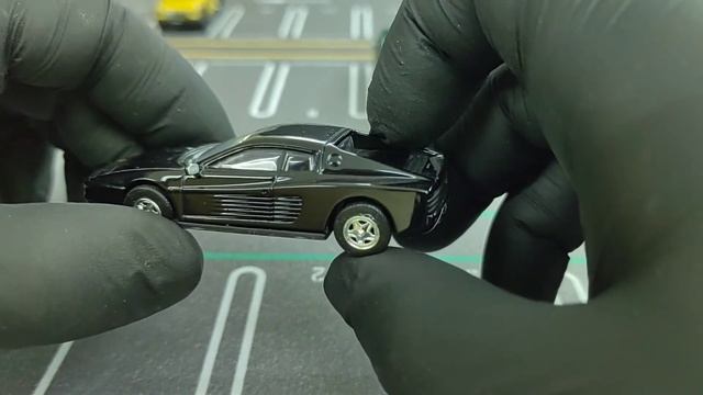 1/64 Ferrari Testarossa Black by Kyosho смотреть онлайн