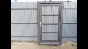 Сварил калитку в рамке . Медленная съёмка .