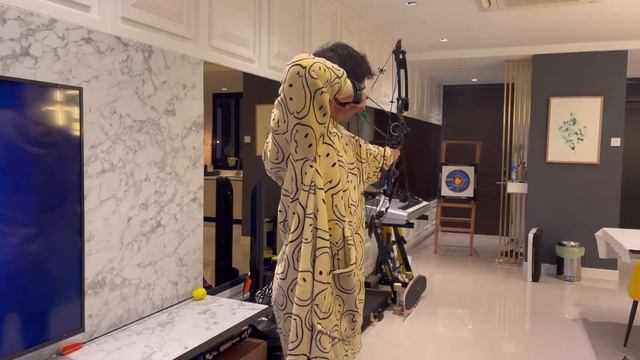 Junxing M131 compound bow 7m target practice смотреть онлайн