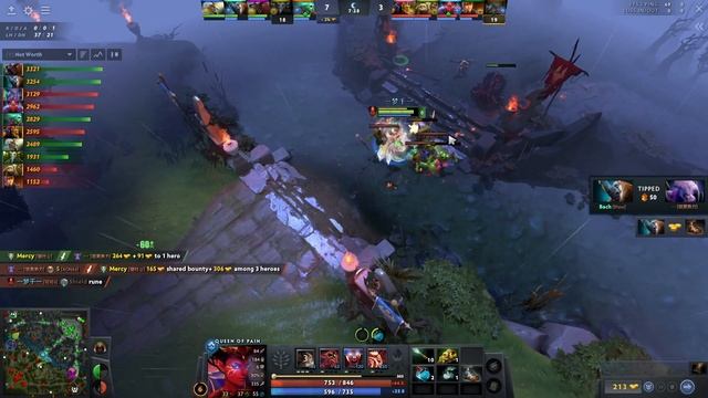Somnus Queen of Pain - Dota 2 Pro Dark Side [Somnus Bad Game #1] смотреть онлайн