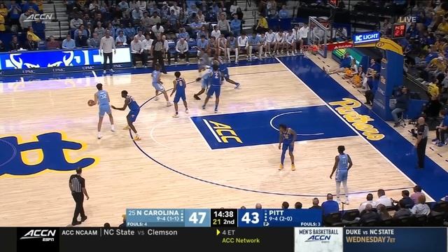 North Carolina vs. Pitt Full Game Replay | 2022-23 ACC Men’s Basketball смотреть онлайн
