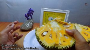 KlunaTik Eat JACKFRUITS (Mukbang) ~ Mukbang Buah Nangka ~ KlunaTik ASMR Sounds No Talk 2019