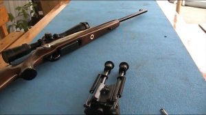 Установка сошек на антабку. Карабин Лось 7-1