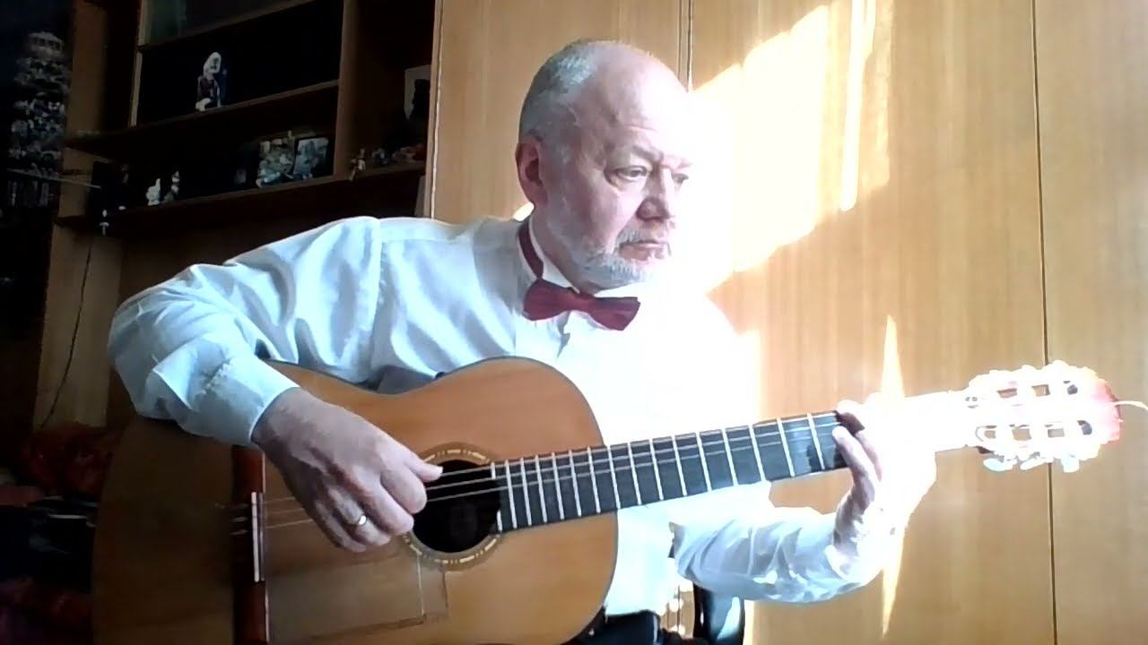 Лебедь (Сен-Санс) на гитаре смотреть онлайн