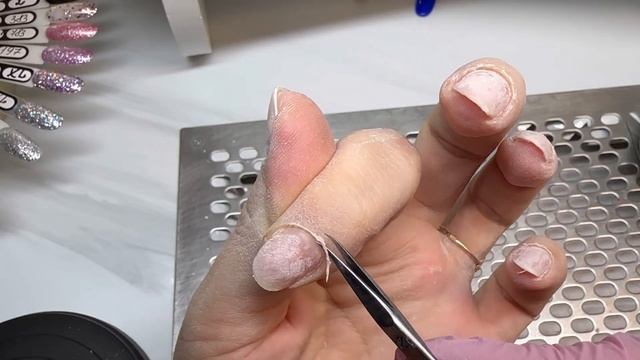 Почти «голые» ногти 💅/ Сама себе делаю наращивание #маникюр #гель #гельлак #manicure #верхниеформы смотреть онлайн