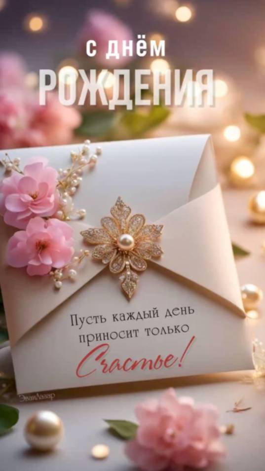 С Днем Рождения - Нежное поздравление с днем рождения Женщине
