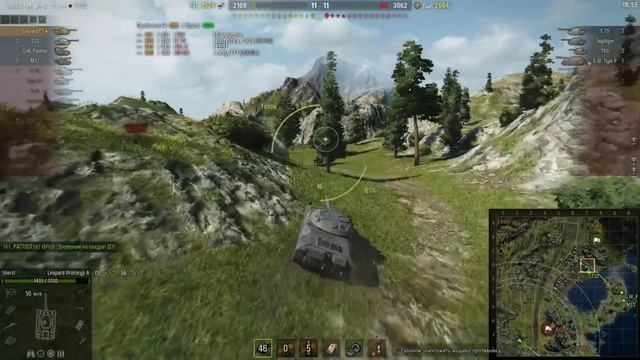 World of Tanks #64 - Leopard PT A. ЛБЗ СТ-11 На таран! и интересный конец боя смотреть онлайн