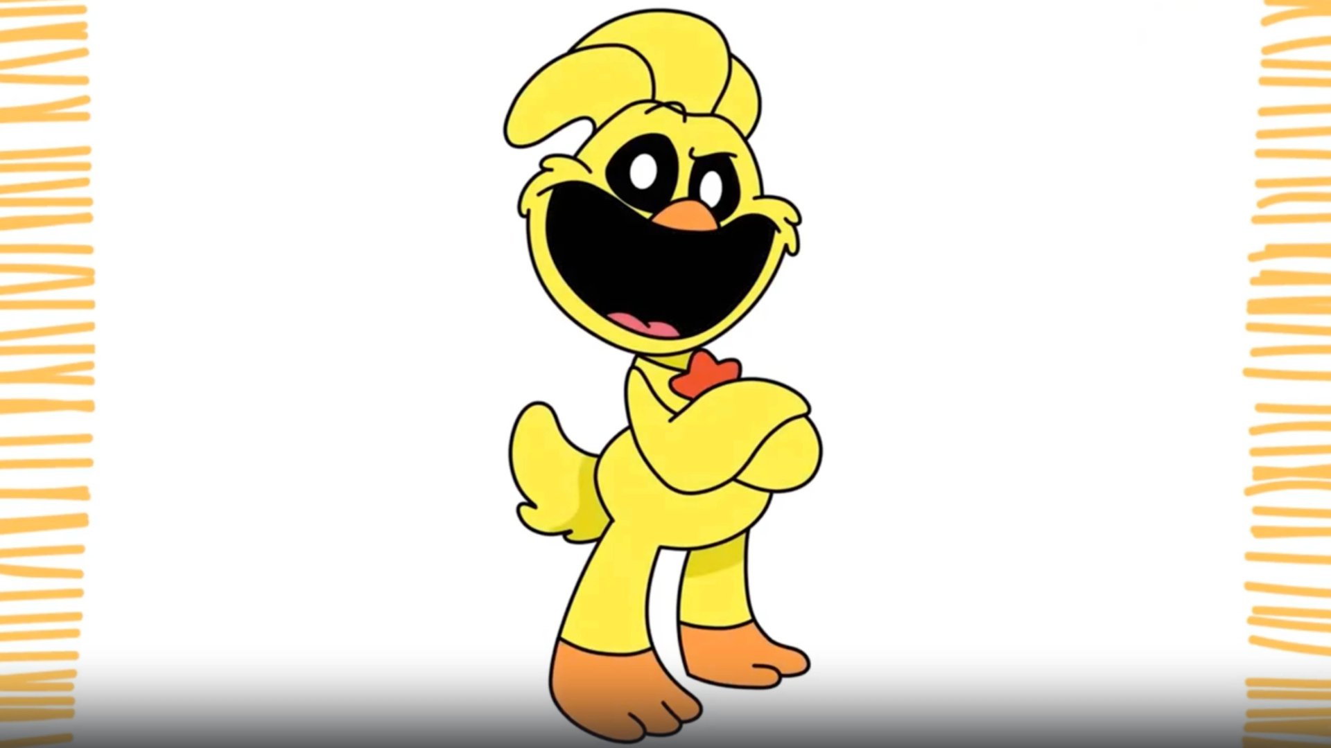 Как нарисовать Кикинчикен из Poppy Playtime смотреть онлайн