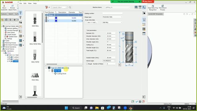 Profile milling Solidcam 2022 смотреть онлайн