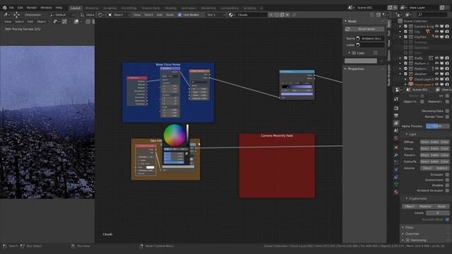 Particle City - Blender 2.81 - Part 7: Adding Weather To Big Scenes смотреть онлайн