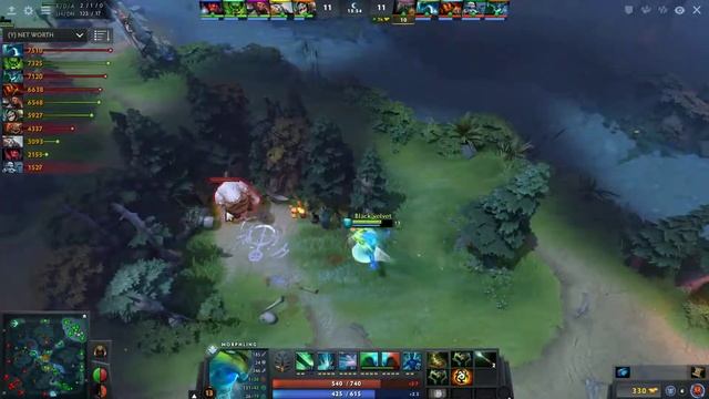 Black velvet (Rank 17) plays Morphling Dota 2 Full Game смотреть онлайн