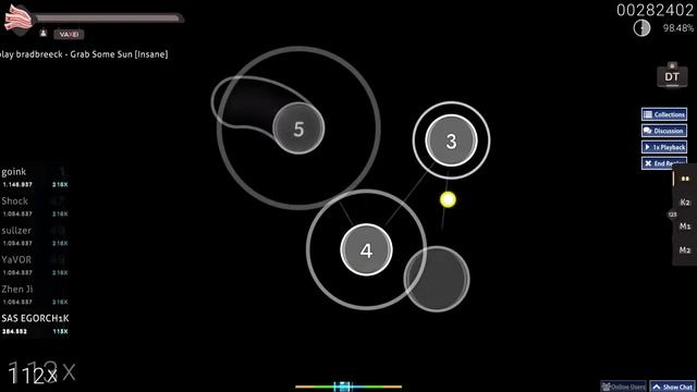 212pp score Insane DT | Grab Some Sun 99.19% смотреть онлайн