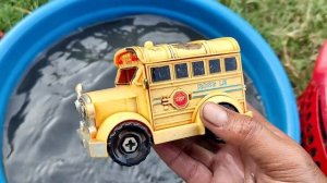 Cleaning Toy Racing Cars, Train, Dump Truck, Tank Truck, Forklift, Molen Truck, Mcqueen, School Bus