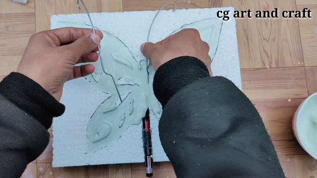 Butterfly 🐝 White Cement craft ideas | Cement Showpiece | 🐝 Showpiece | CEMENT CRAFT | DIY смотреть онлайн