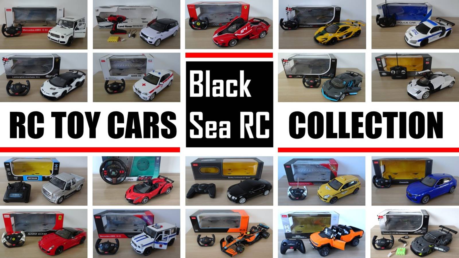 Обзор коллекции BlackSeaRC - Р/У игрушечные машинки - RASTAR / RW / MZ и другие