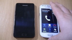 Samsung S2 android 4 Over the Horizon Incoming call &Samsung Galaxy S Duos  Outgoing call