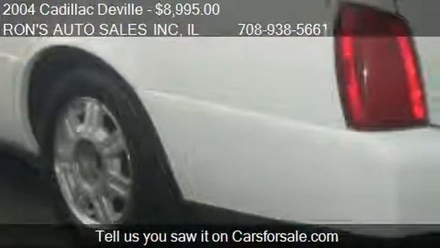 2004 Cadillac Deville Sedan - for sale in MELROSE PARK, IL 6 смотреть онлайн