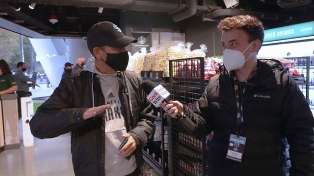 Testing Amazon's cashierless checkout at an NHL game inside Climate Pledge Arena смотреть онлайн