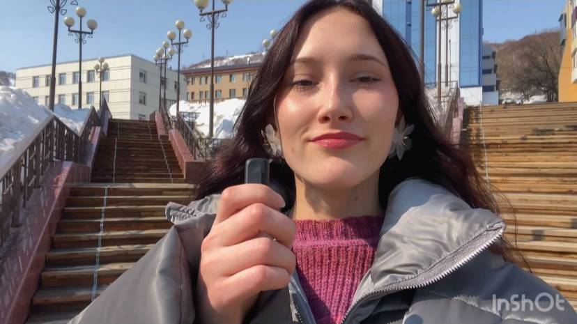 Разговорное видео с видами на Камчатку