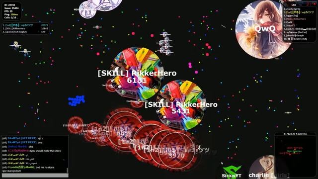 Красивый дистрой в Gota.io смотреть онлайн