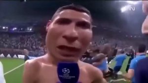 Рональдо кричит УУУУ МЕМ