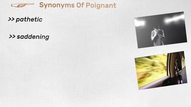 Poignant - Meaning Pronunciation Examples and Synonyms смотреть онлайн