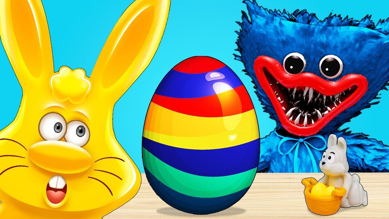 НЕОБЫЧНОЕ ПАСХАЛЬНОЕ ЯЙЦО ДЛЯ ЖЕЛЕЙНОГО ЗАЙЦА ХАРИТОНА С ХАГИ ВАГИ смотреть онлайн
