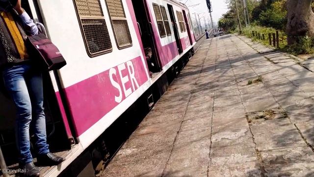 Howrah - Panskura EMU local train meets Ranchi - Howrah Intercity Express || South Eastern Railway смотреть онлайн
