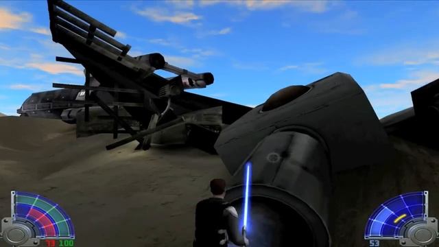Jedi Knight: Jedi Academy Walkthrough Part 10 - Merchant Rescue (Blenjeel) - PC/Mac смотреть онлайн
