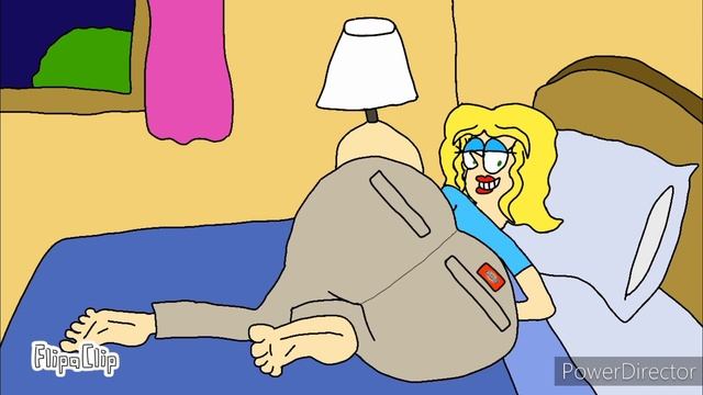 Girl Fart Animation - Lady Farts In Front Of You While In Bed And Wafts Her Stinky Gas Towards You