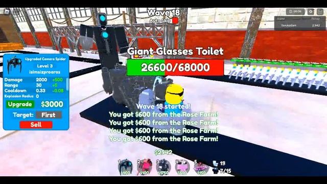 toilet tower defense updaded camera spider смотреть онлайн