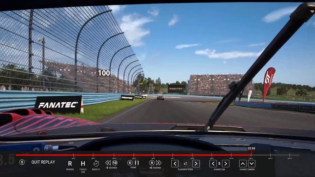 ACC - LFM - Watkins Glen - Ferrari 296 GT3 смотреть онлайн