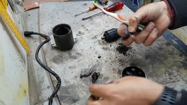 Motosiklet marş motoru temizlik ve bakımını yapıyoruz - Marş basmayan scooter - Marş TIK sesi смотреть онлайн