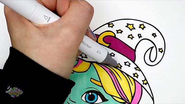 Coloring Katya | Super Monsters Coloring Pages смотреть онлайн