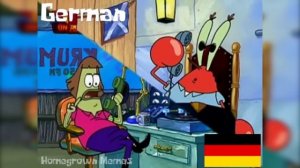 Krab Borg in 18 different languages