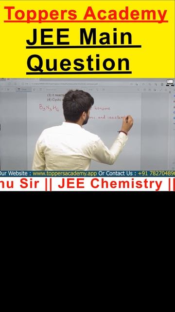 JEE Main Question Paper Solving With Tricks By : Vishu Sir || JEE Chemistry #shortvideo #short смотреть онлайн