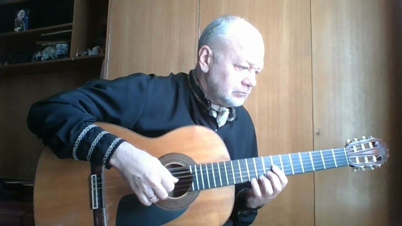 Две розы (романс) на гитаре смотреть онлайн