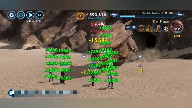 Maul mandos can score MAX without ordo - krayt dragon raid - swgoh смотреть онлайн