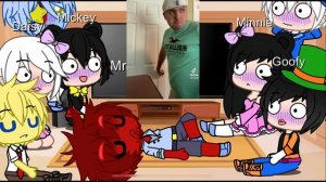 Mickey Mouse reacts to Tal_on Part 3 (Gacha Club) plus SpongeBob SquarePants