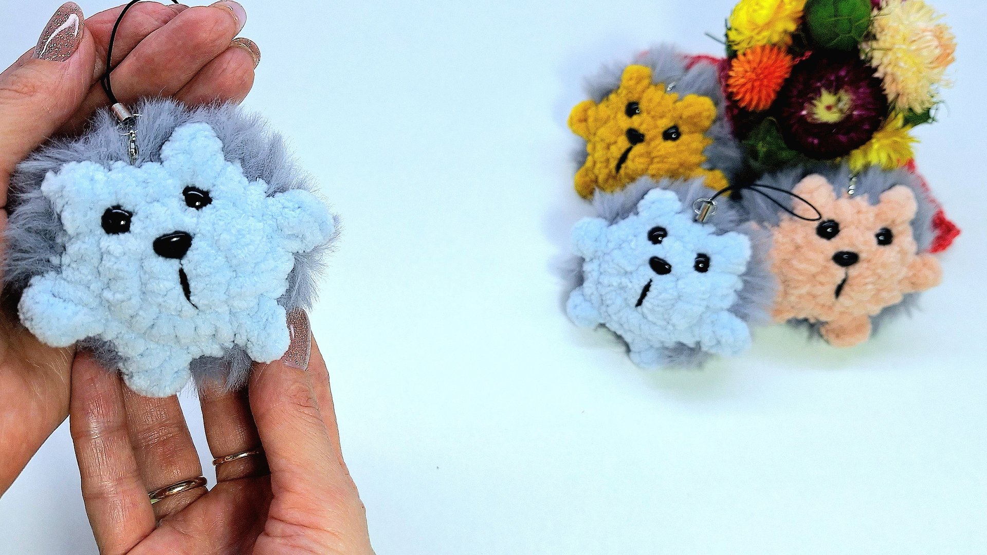 Ёжик крючком// Как связать ёжика крючком// Простой ёжик крючком// мастер-класс смотреть онлайн