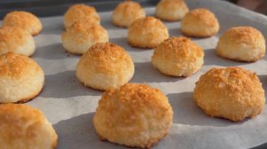 КОКОСОВОЕ Печенье из Трёх Ингредиентов-Просто и Вкусно!!!