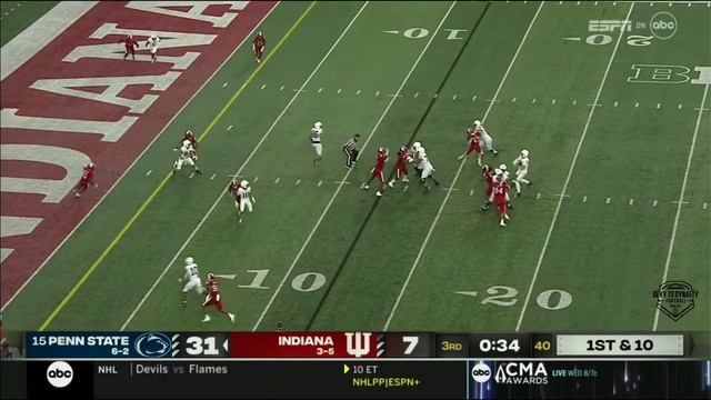 Drew Allar Penn State vs Indiana 2022 смотреть онлайн
