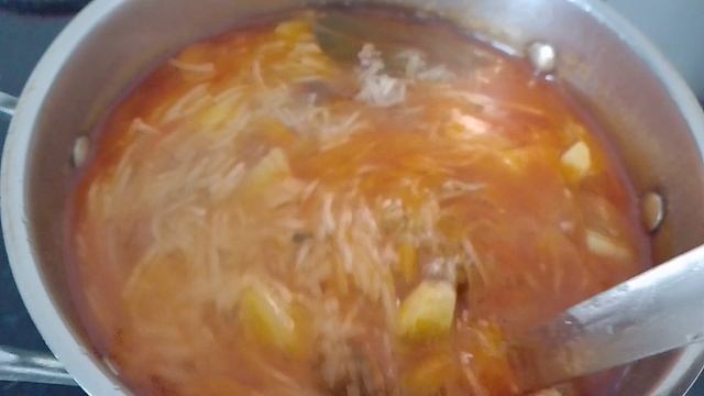 Вермишель на ужин.