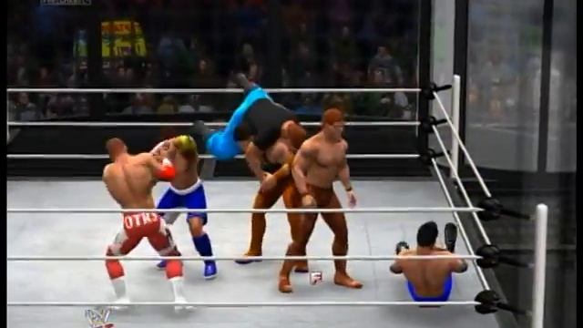 WWE 2K14 CAW ELIMINATION CHAMBER MATCH смотреть онлайн